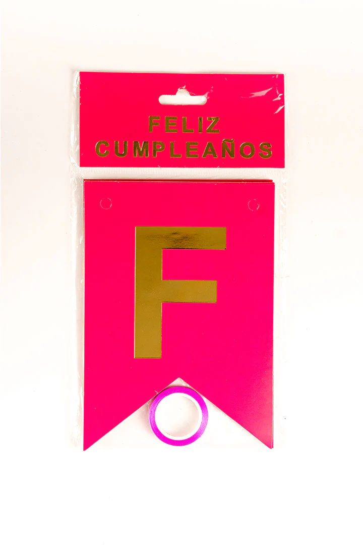 Banderas de fiestas "Feliz cumpleaños" (222-2318-017)